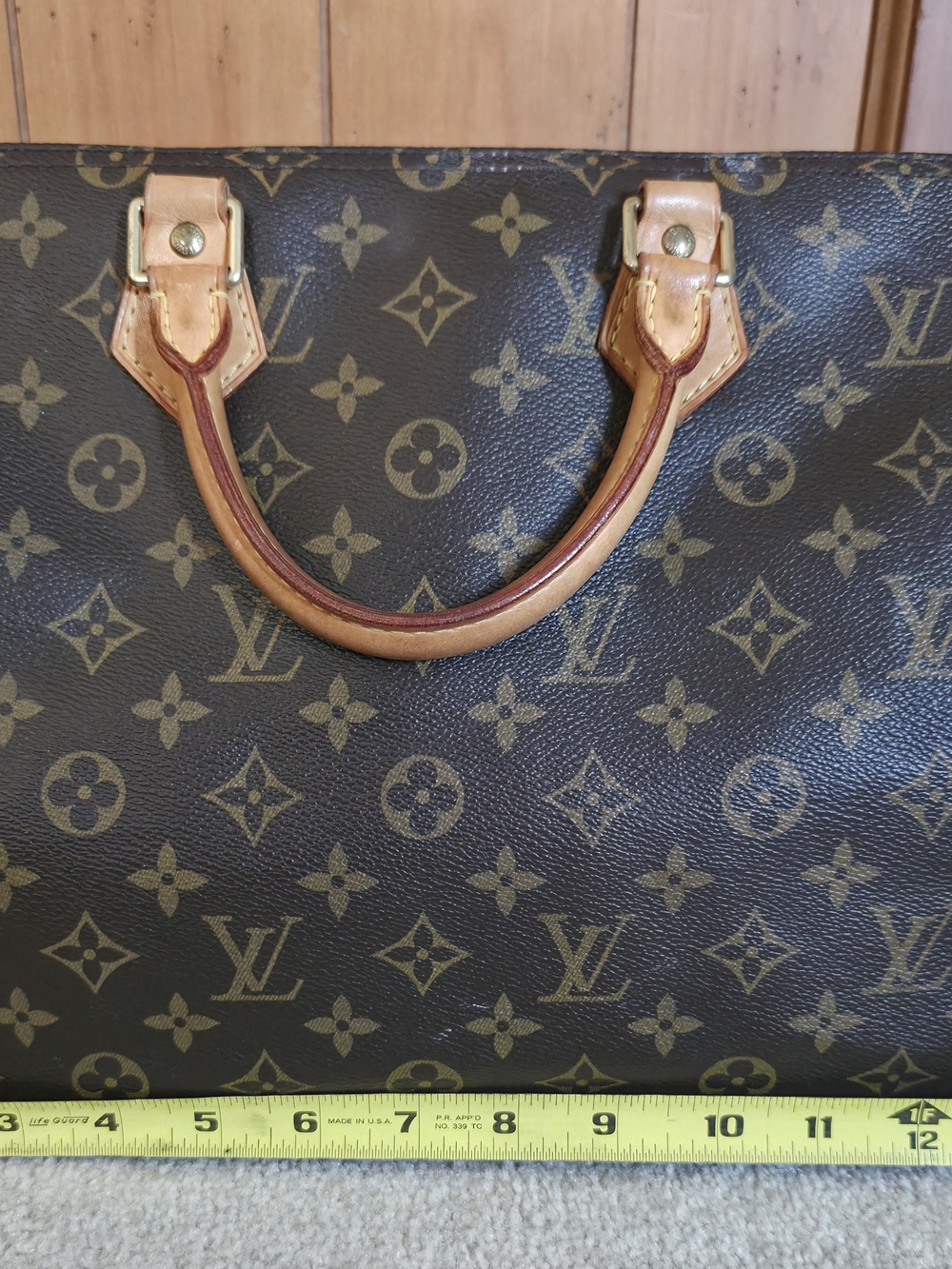 Louis Vuitton Monogram Canvas Top Handle Speedy Satchel in Brown